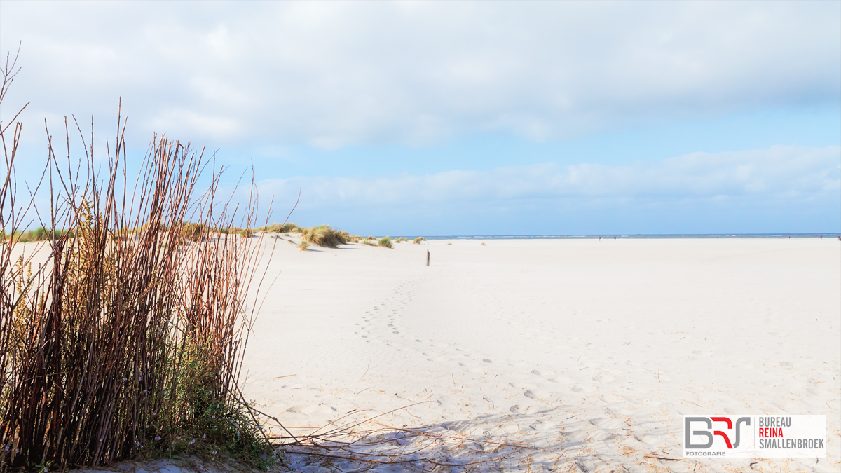 Het witte strand van Schiermonnikoog