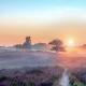 Zonsopkomst-Gasterse-Duinen-met-Flare