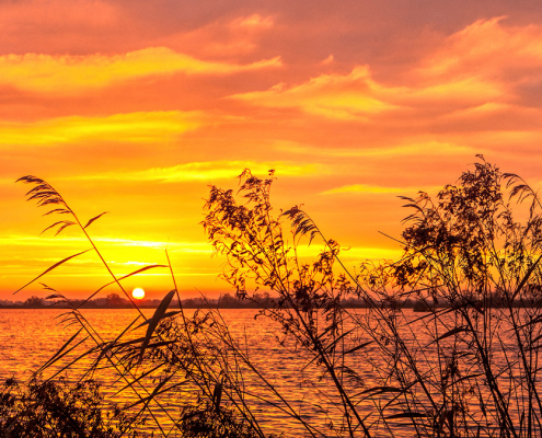 Zonsopkomst-Leekstermeer.in-oranje