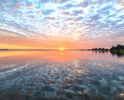 Spiegeltje Leekstermeer Zonsopkomst