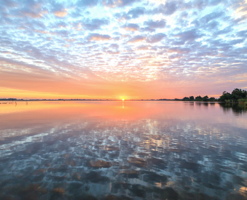 Spiegeltje Leekstermeer Zonsopkomst