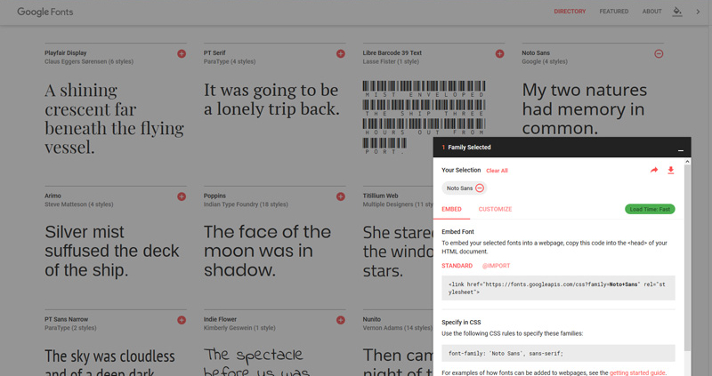 Google Fonts