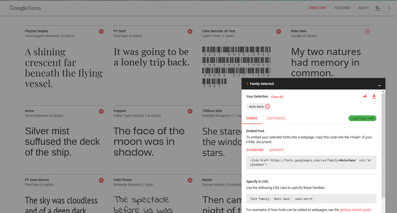 Google Fonts