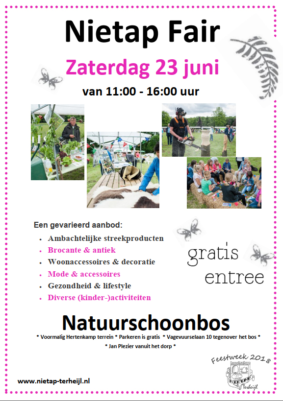 Flyer Nietap Fair 2018