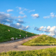 Schaapjes op de dijk