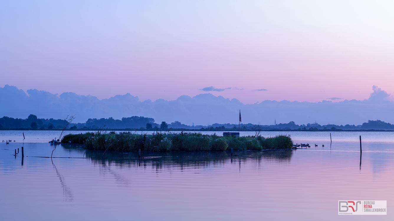 Leekstermeer in pastelkleuren