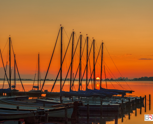 Zonsopkomst Leekstermeer