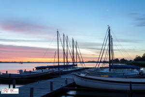 Zeilboten op het Leekstermeer