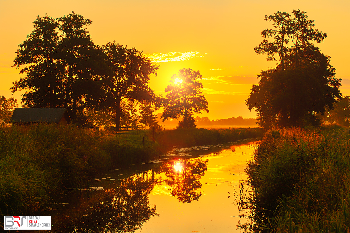 Zonsopkomst Nienoordsche Polder