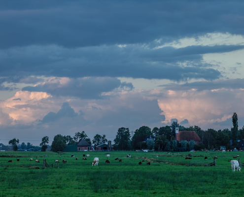 Lettelbert vanuit de Nienoordschepolder