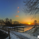 brug.Zuidwesthoek in de sneeuw.met maan
