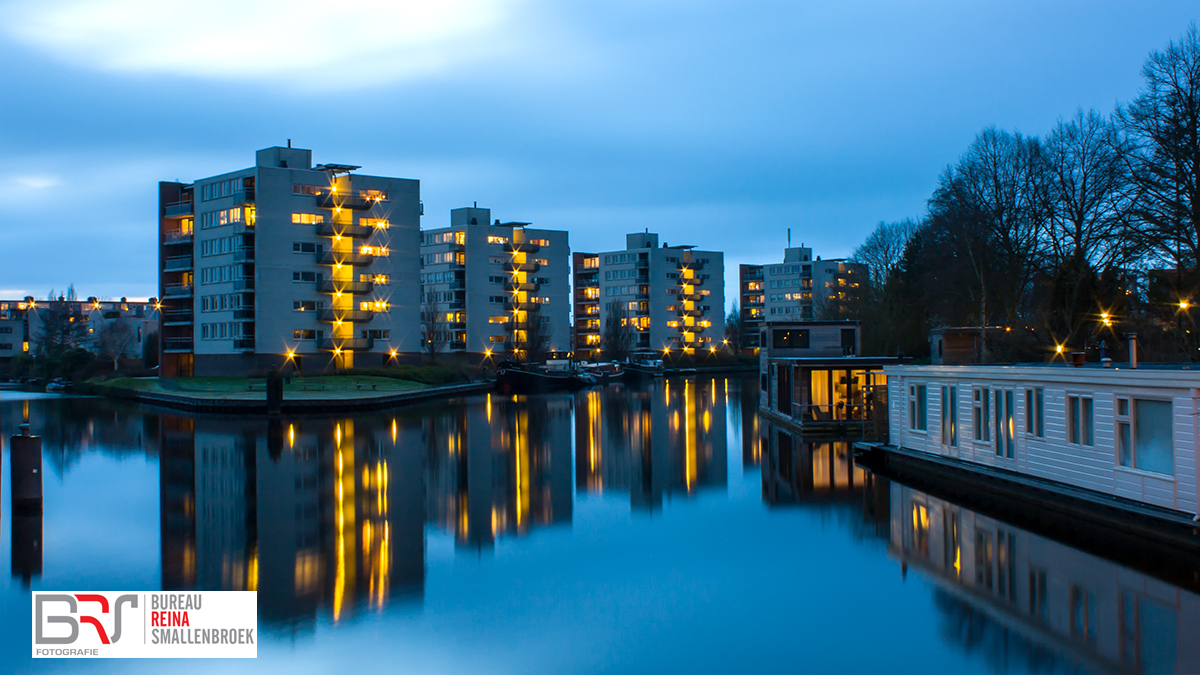 canal Groningen_blue hour