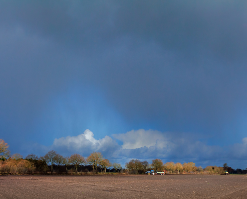 Haglbui in het landschap