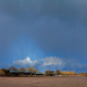 Haglbui in het landschap