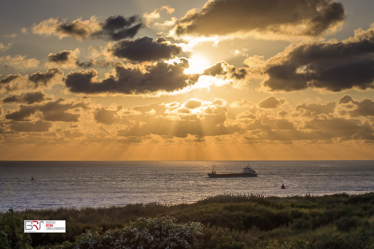 Ship at sea