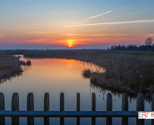 Zonsondergang Onlanden