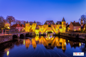 blue hour koppelpoort Amersfoort