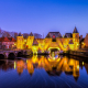 blue hour koppelpoort Amersfoort