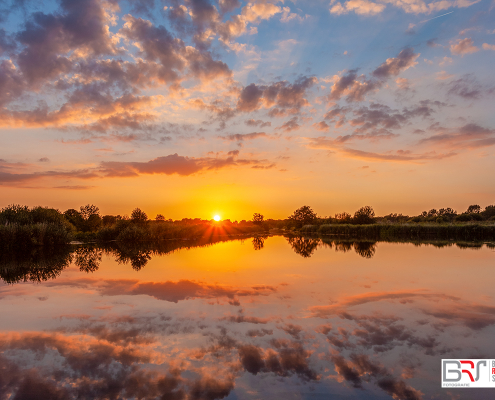 Zonsondergang Schipsloot Roderwolde