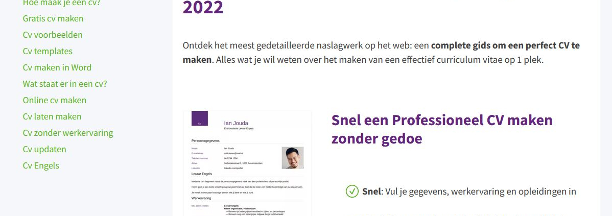 CV_Sollicitatiebrie maken
