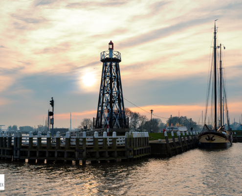 vuurtje Enkhuizen met boten