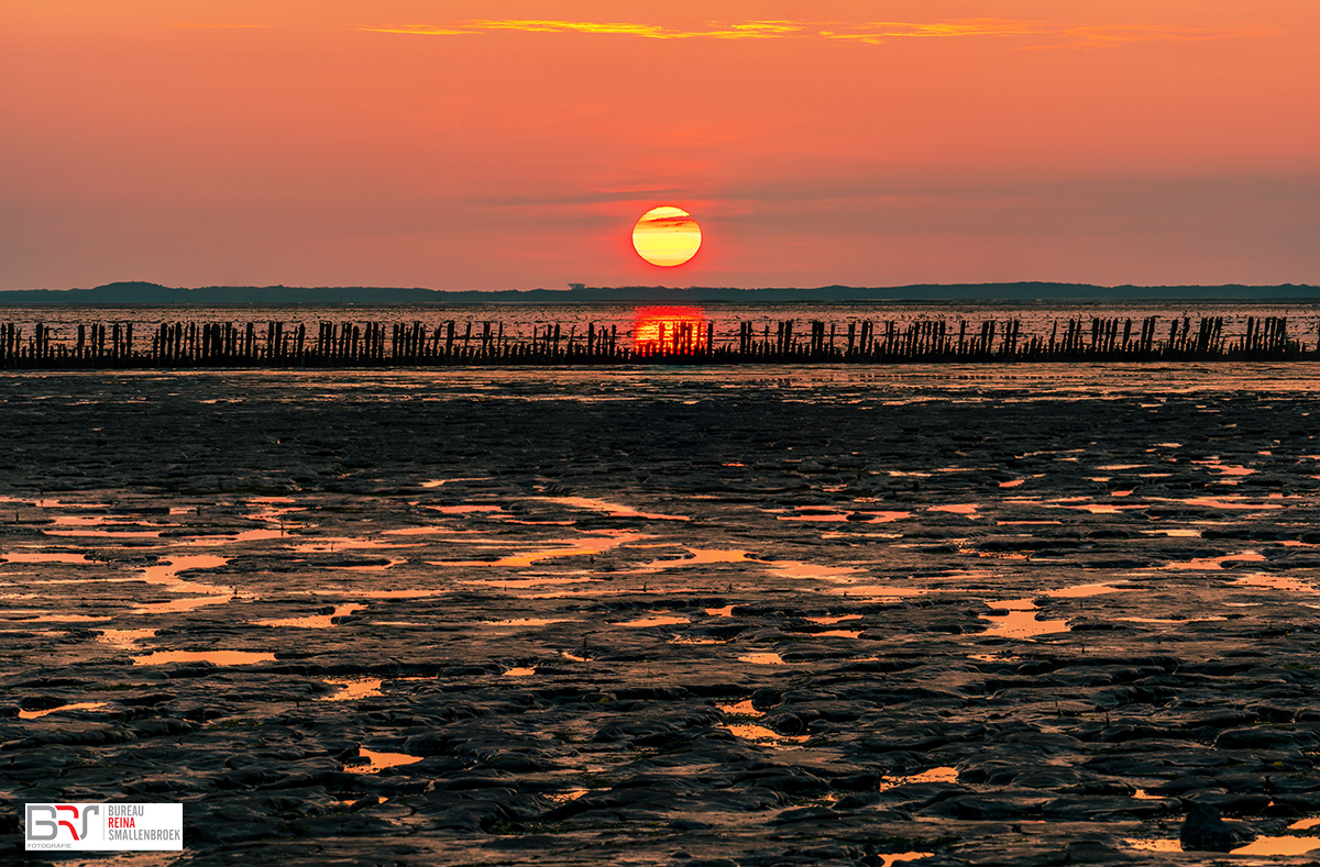 Zonsondergang Wierum