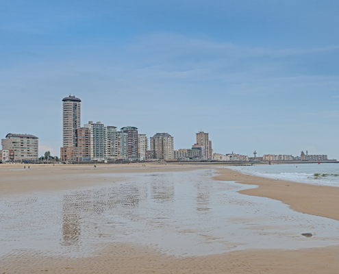 Boulevard Vlissingen vanaf het strand