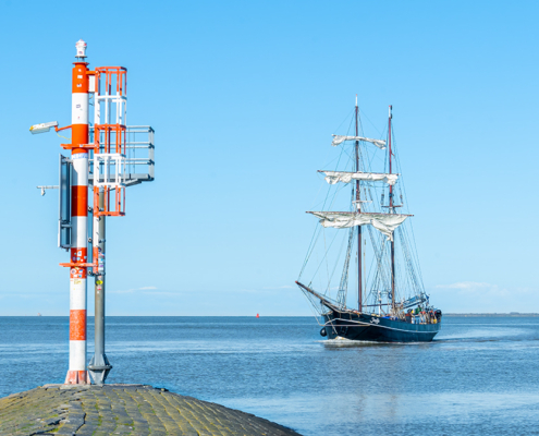 Zeilschip Jantje in Lauwersoog