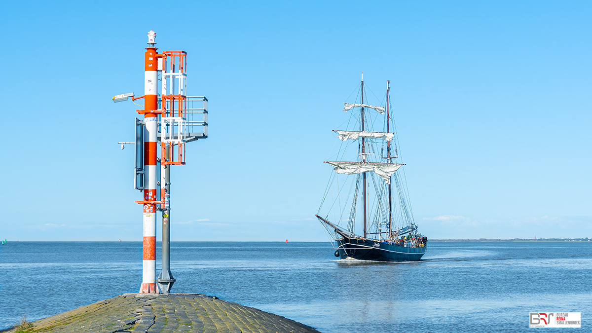 Zeilschip Jantje in Lauwersoog