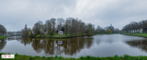 panorama stadsgezicht Zwolle in kleur