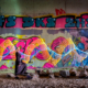 Lightpainting onder viaduct met graffiti > model Marga Gaikema - 3