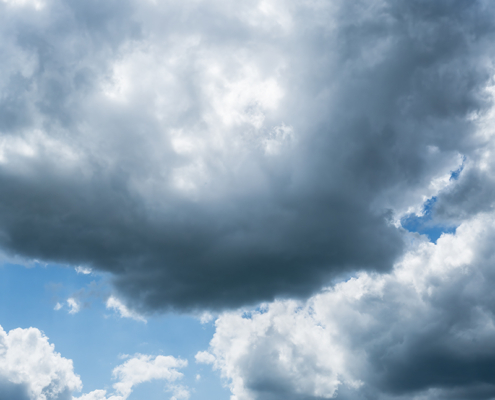 Grote wolkenlucht