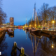 WinterWelvaart Zuiderhaven vanaf Museumbrug Groningen