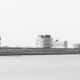 Zicht op Delfzijl vanaf de Eems