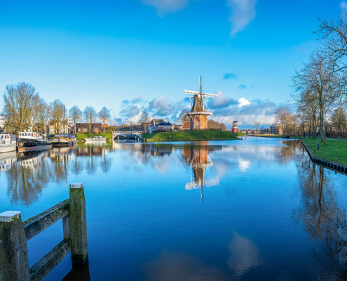 Molens Zeldenrust en De Hoop overdag