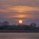 zonsondergang Lauwersmeergebied