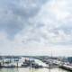 Haven Lauwersoog vanaf Werelderfgoedcentrum