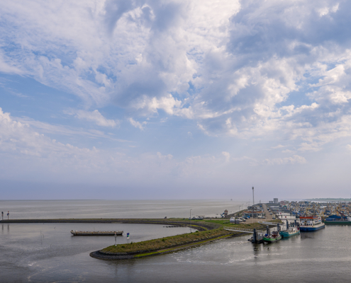 Haven Lauwersoog vanaf het WEC
