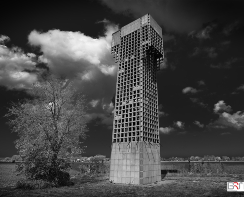Luchtwachterstoren Warfhuizen in zw