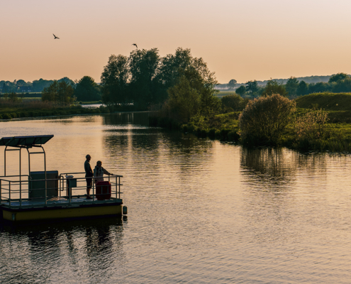 Pondje over de Vecht bij buurtschap Loozen