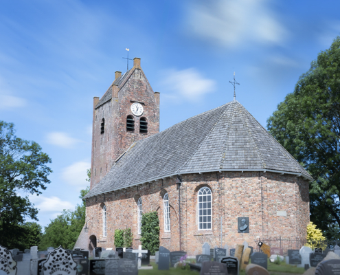 Lange Belichting Kerk Oentsjerk