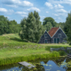 Huis vanaf de dijk Bourtange