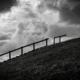 Stairways in extreem black and white