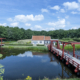 Toegangsbrug Bourange vanaf vestingwal