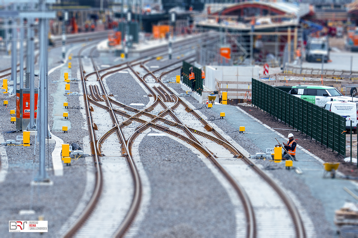 bedrijvigheid station Groningen tiltshift