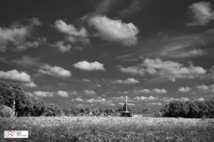 Molen De Hoop Norg vanaf de Heegkampweg.zw
