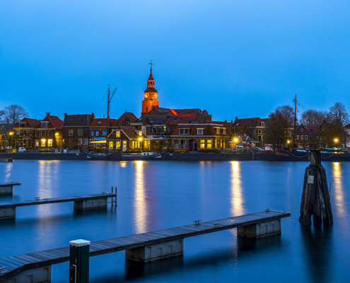 Blokzijl voor zonsopkomst
