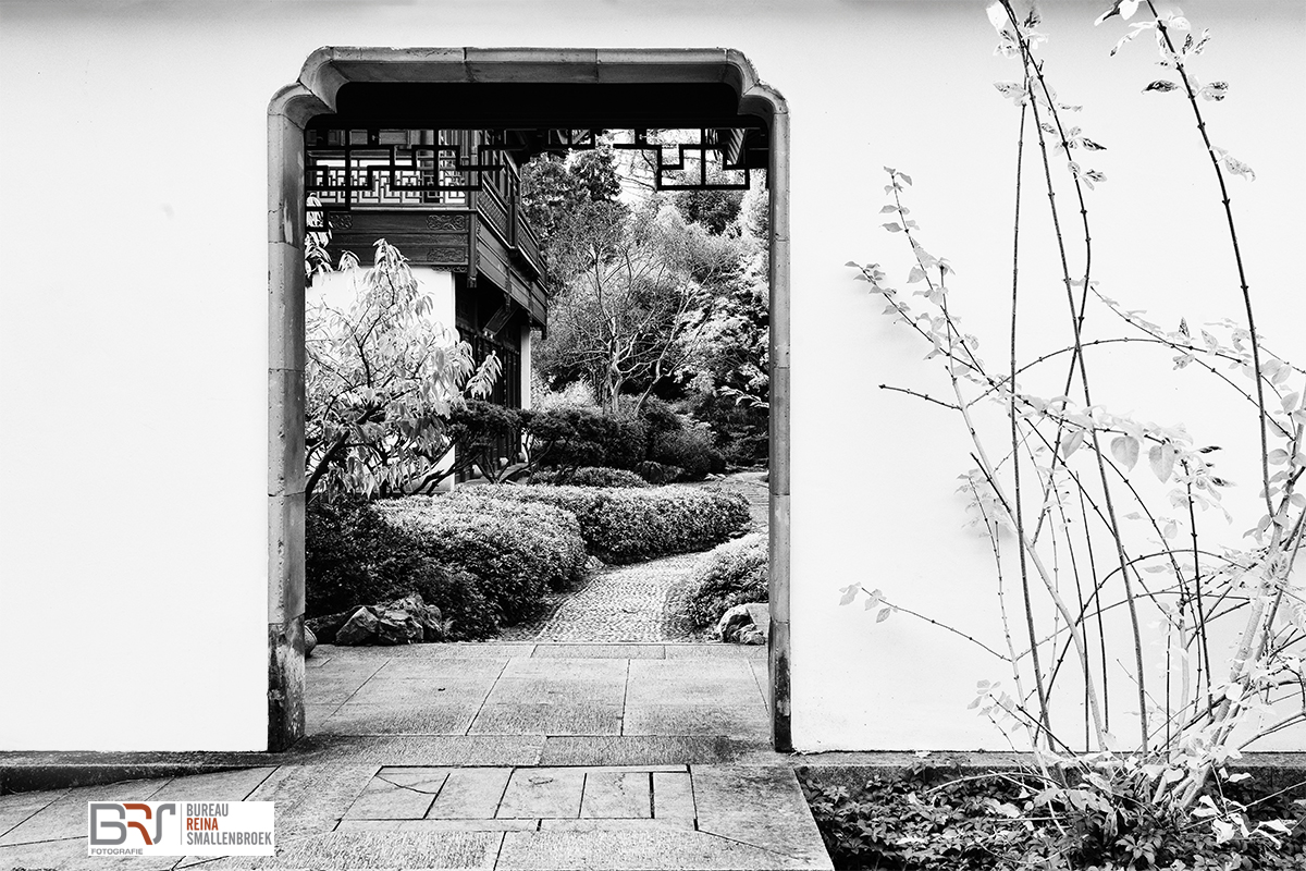 Doorkijk Het Rijk van Ming in zwart-wit