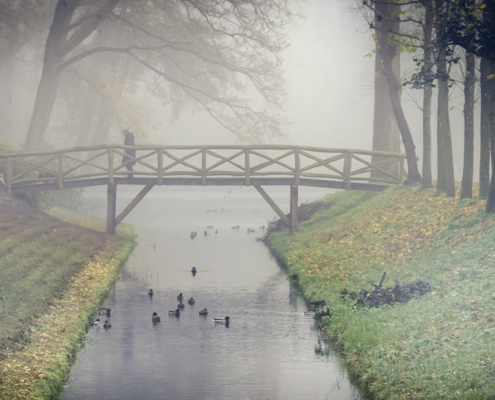 Stadspark Old Ruitenborgh Walking the dog