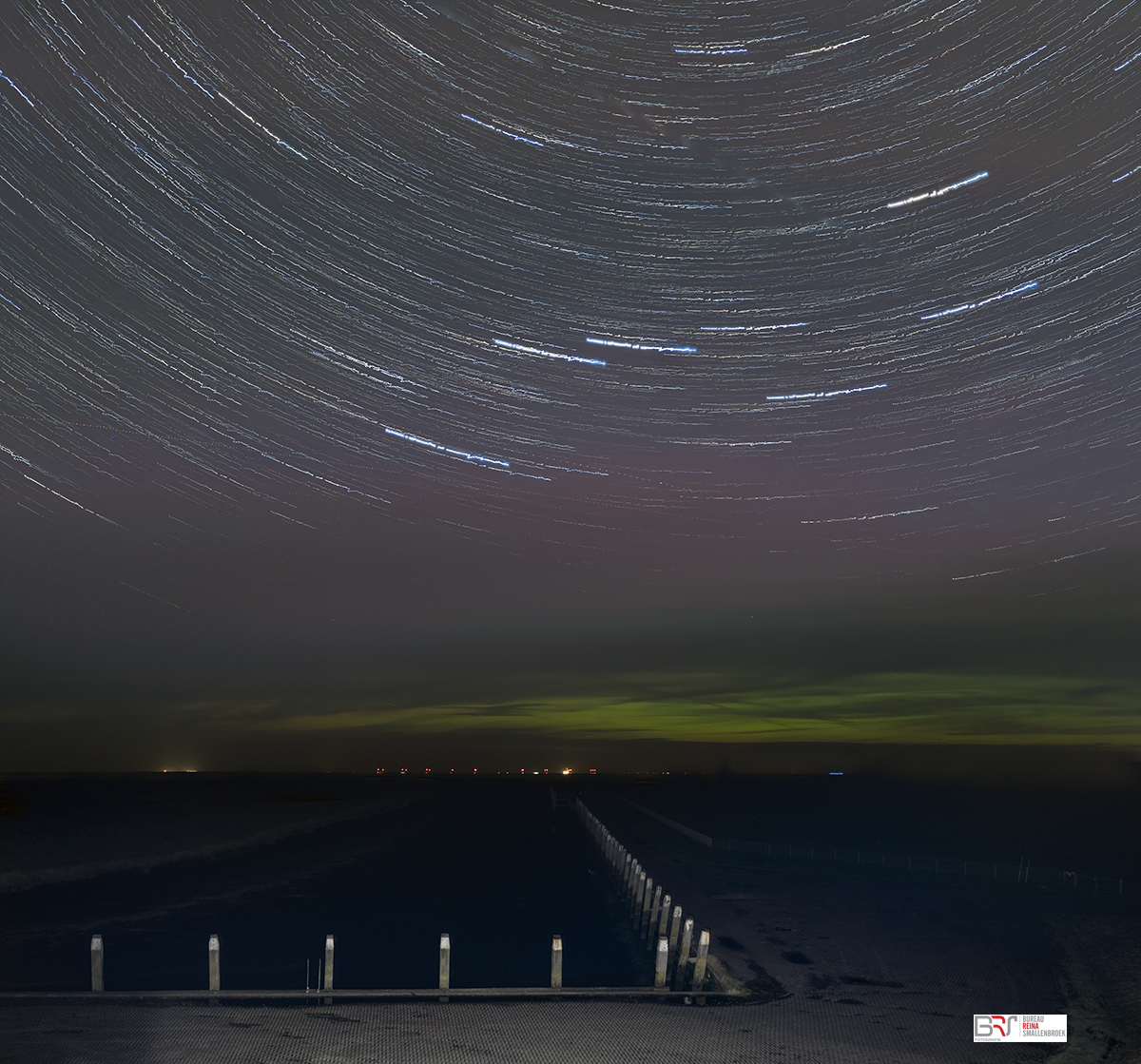 Startrail Noordpolderzijl klein